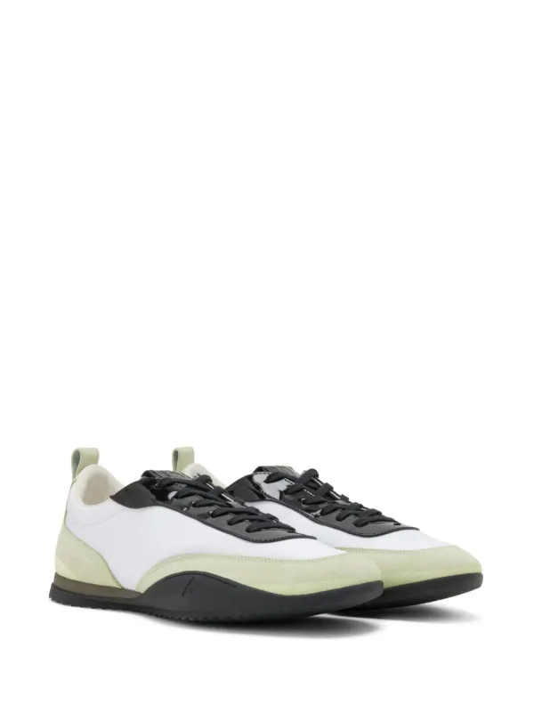 Ferragamo Detroit 1 スエードトリム スニーカー | グリーン | FARFETCH JP