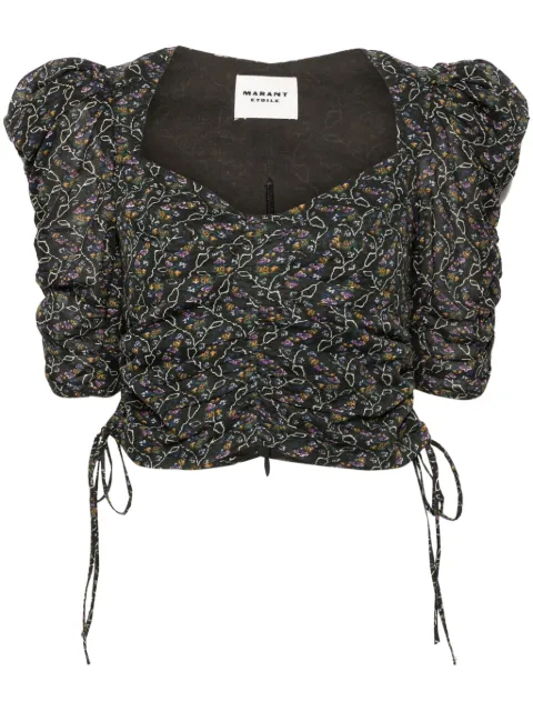 MARANT ÉTOILE Galaor floral-print top