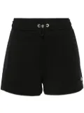 Moose Knuckles Mixmedia logo-plaque shorts - Black