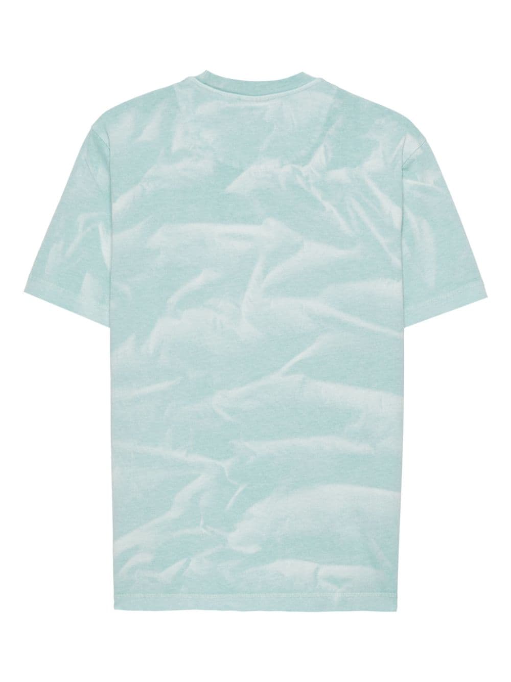 PS Paul Smith tie-dye organic cotton T-shirt - Blauw