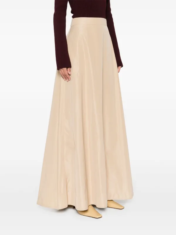 JIL SANDER フレアニットマキシスカート Jil Sander フレア マキシスカート | ニュートラル | FARFETCH JP