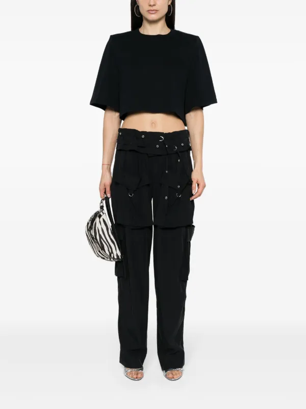 ISABEL MARANT Zaely logo-embroidered T-shirt | Black | FARFETCH
