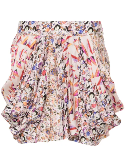 ISABEL MARANT Lovia abstract-print skirt