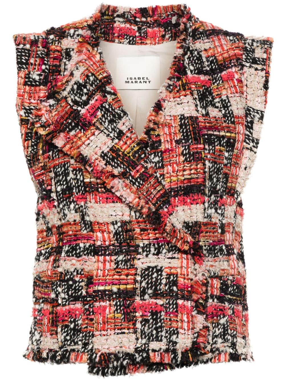 ISABEL MARANT Djiroy tweed vest Women