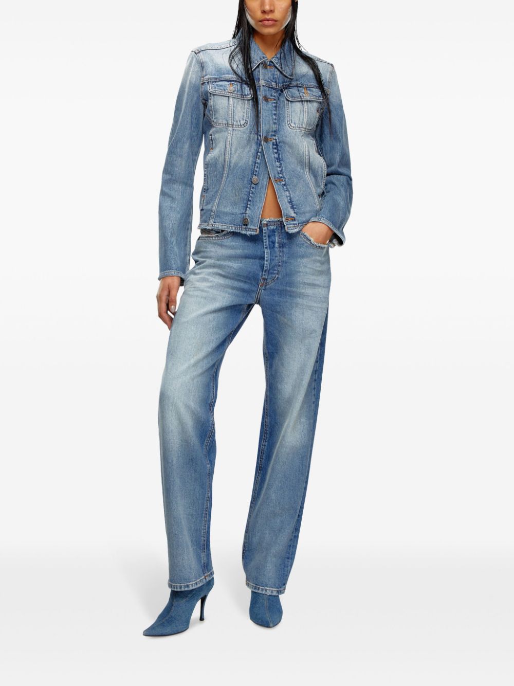 Image 2 of Diesel D-Arc-Re straight-leg jeans