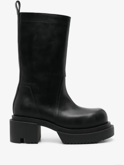 Rick Owens ミッドカーフ レザーブーツ