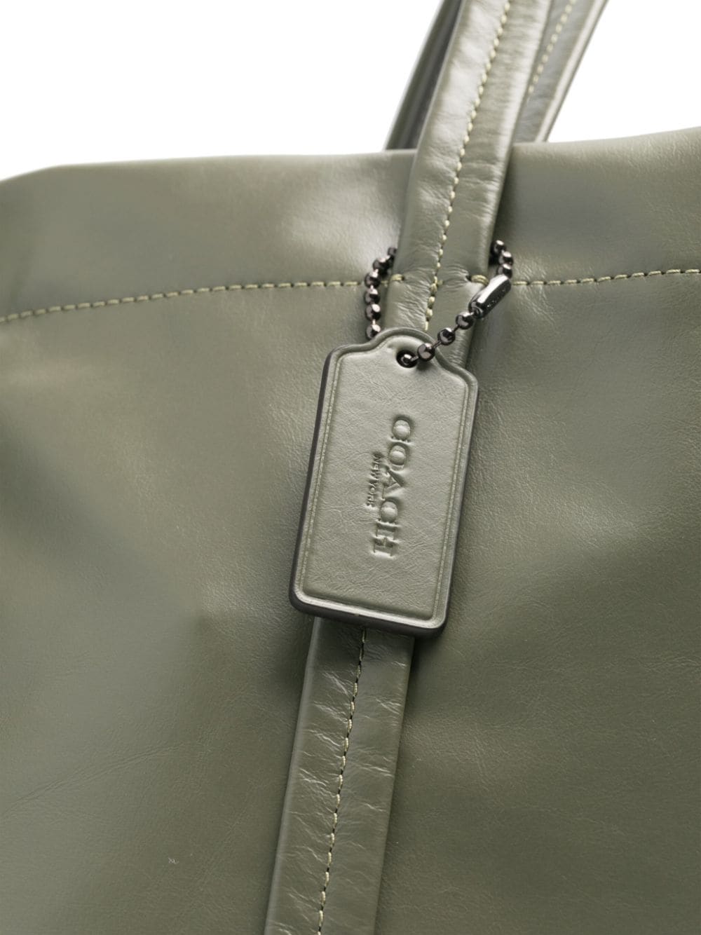 Shop Coach Hall 33 Tote Bag In Green