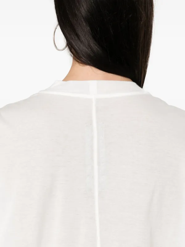 【関税込み】Rick Owens DRKSHDW オフホワイト Walrus Tシャツ Rick Owens DRKSHDW Walrus T-shirt | White | FARFETCH