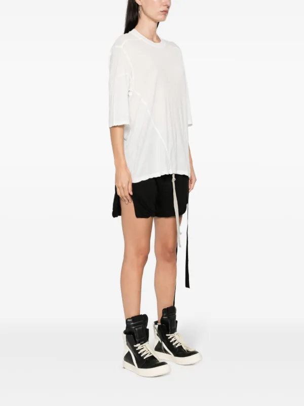 【関税・送料込】RICK OWENS Walrus コットンTシャツ RICK OWENS Walrus paneled cotton-jersey T-shirt | NET-A-PORTER