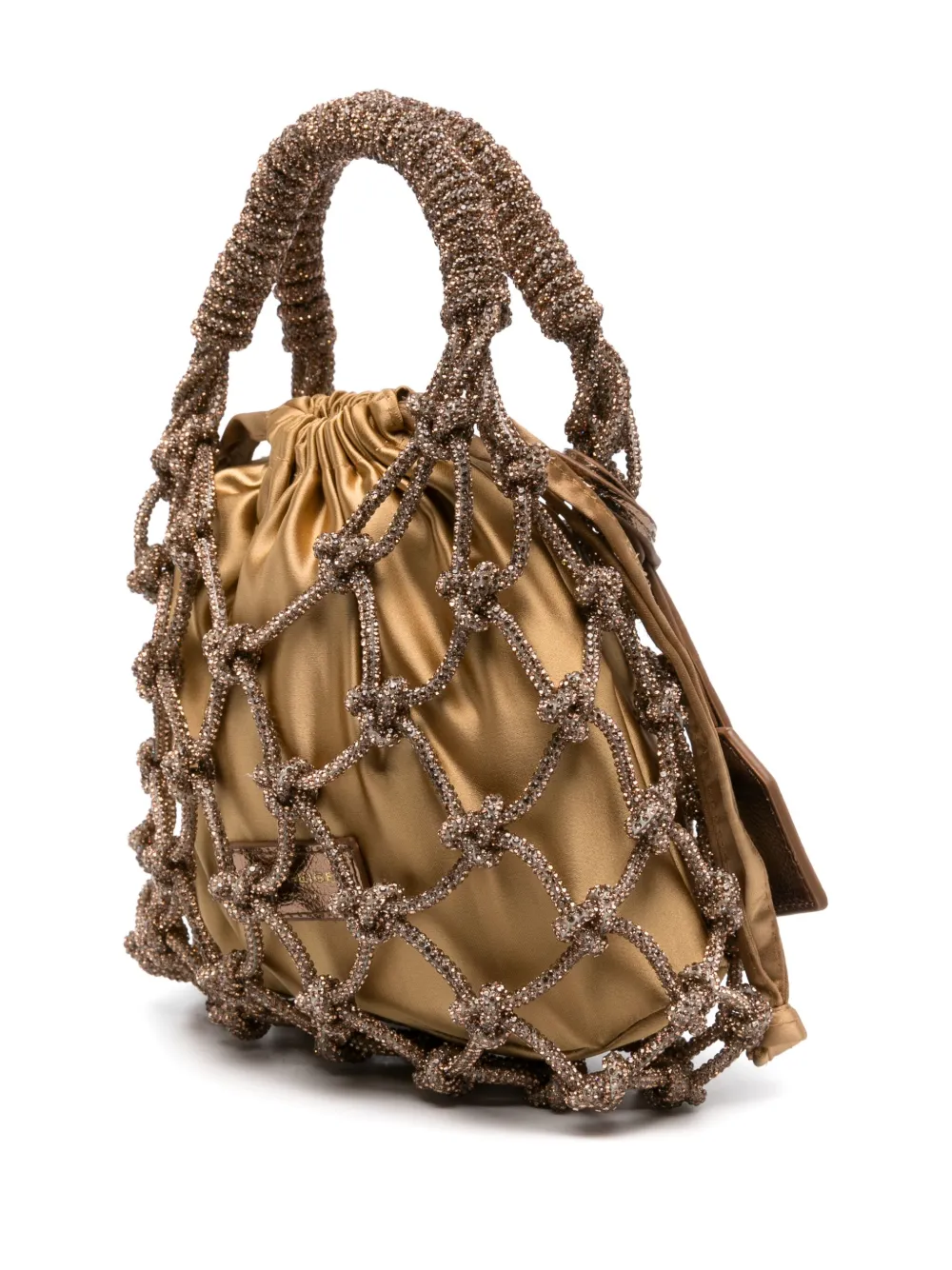 Kurt Geiger London Shopper verfraaid met kristallen Goud