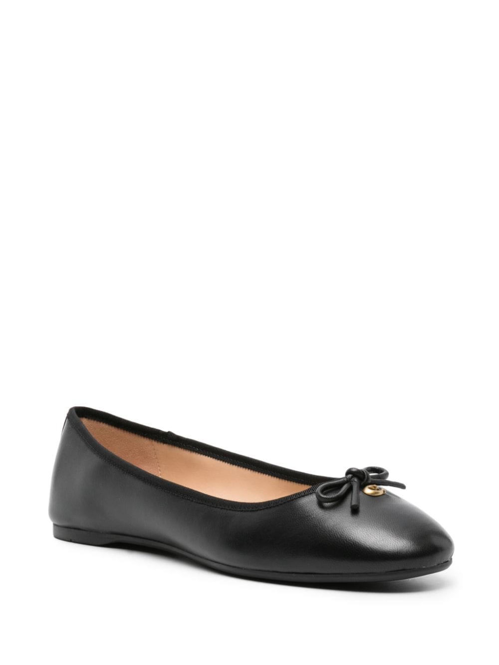 Image 2 of Coach Abigail leather ballerina shoes