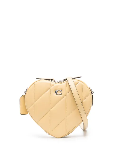 Sac Heart à bandoulière cœur en cuir - Coach - Modalova