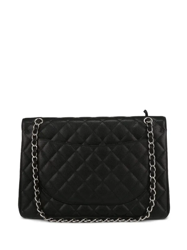 CHANEL バッグ　エメナル CHANEL Large Classic Handbag 11