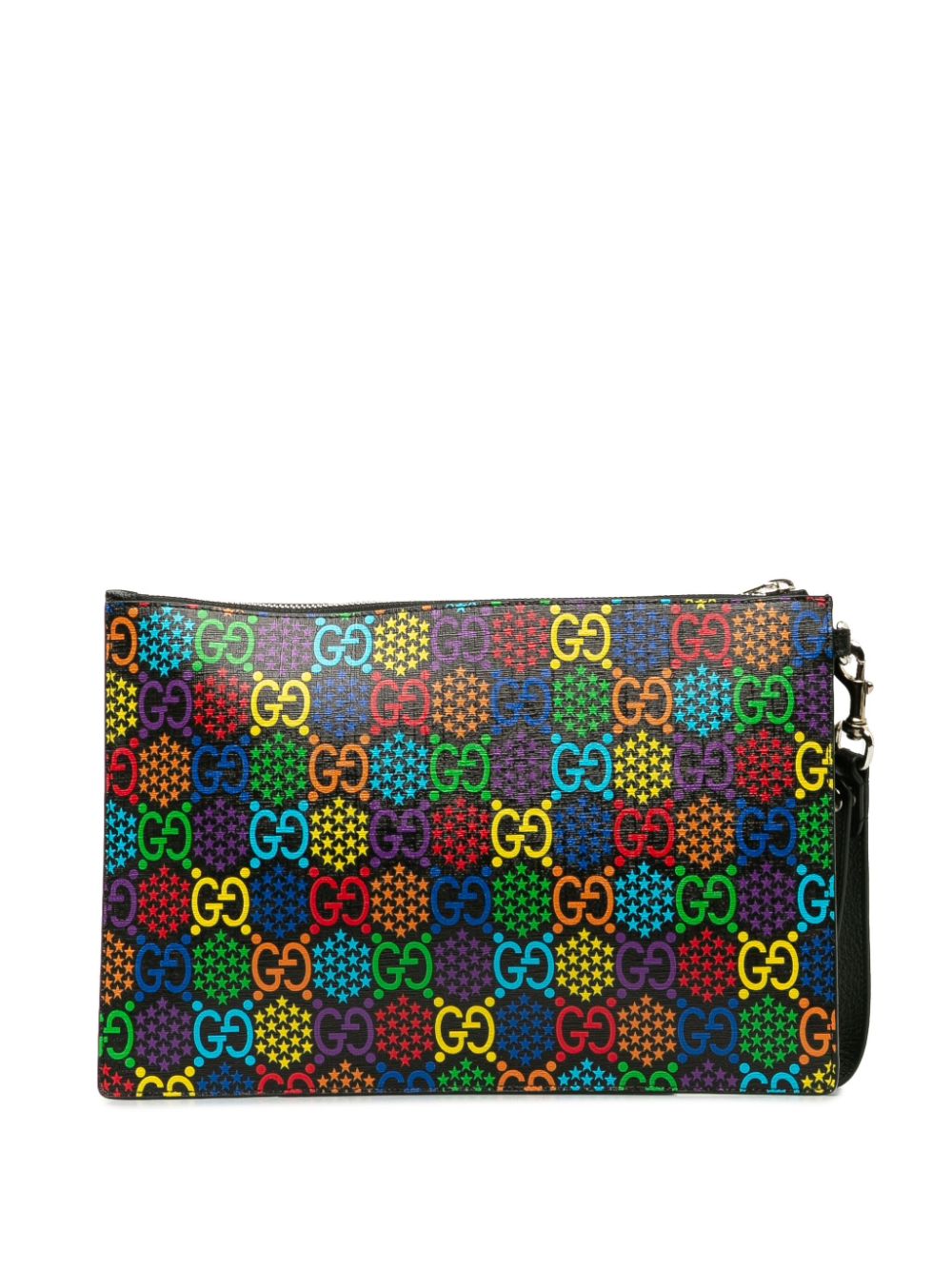 Gucci Pre-Owned 2016-2023 GG Supreme Psychedelic clutch bag - Zwart