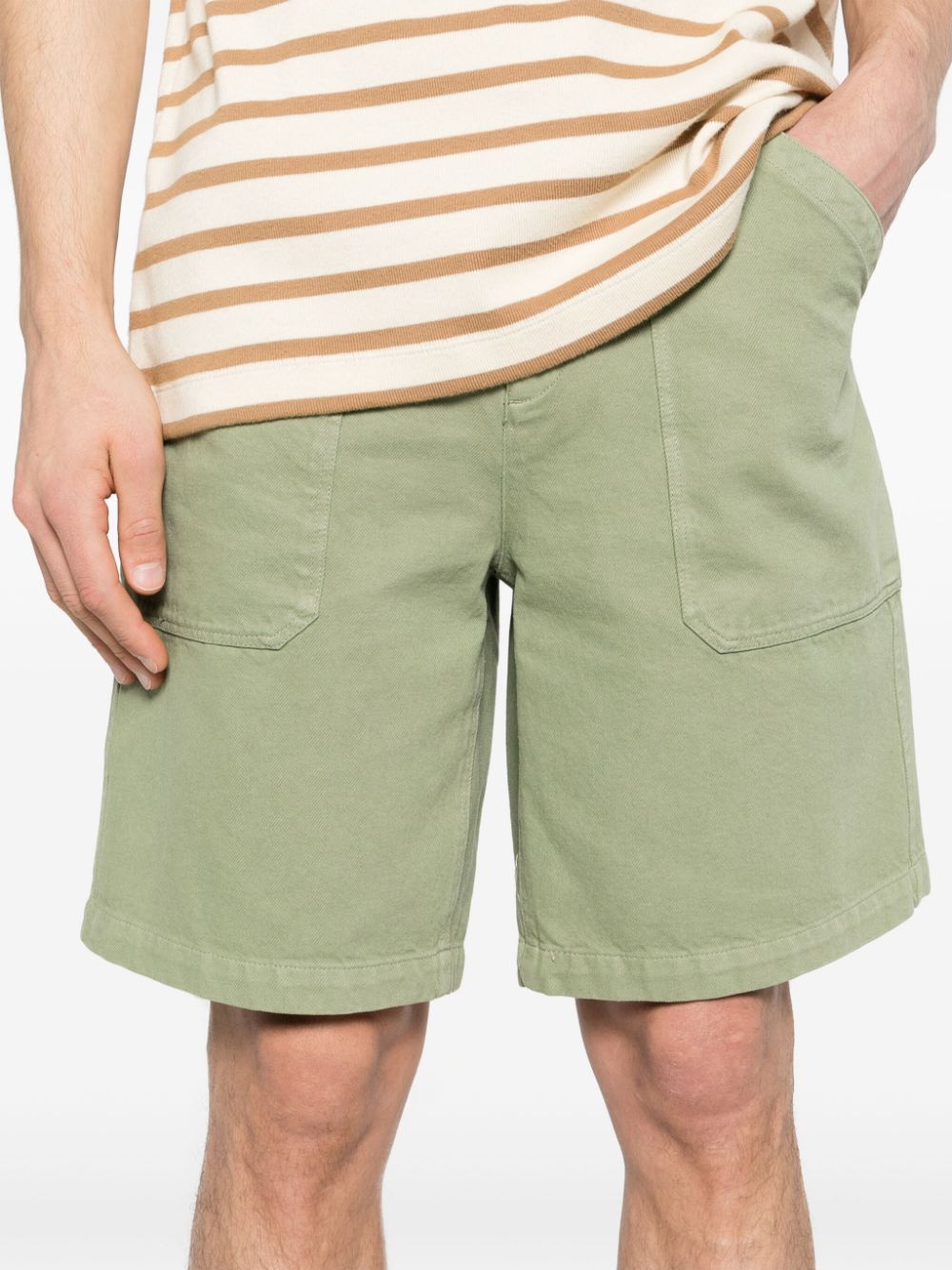 A.P.C. Bermuda shorts Groen