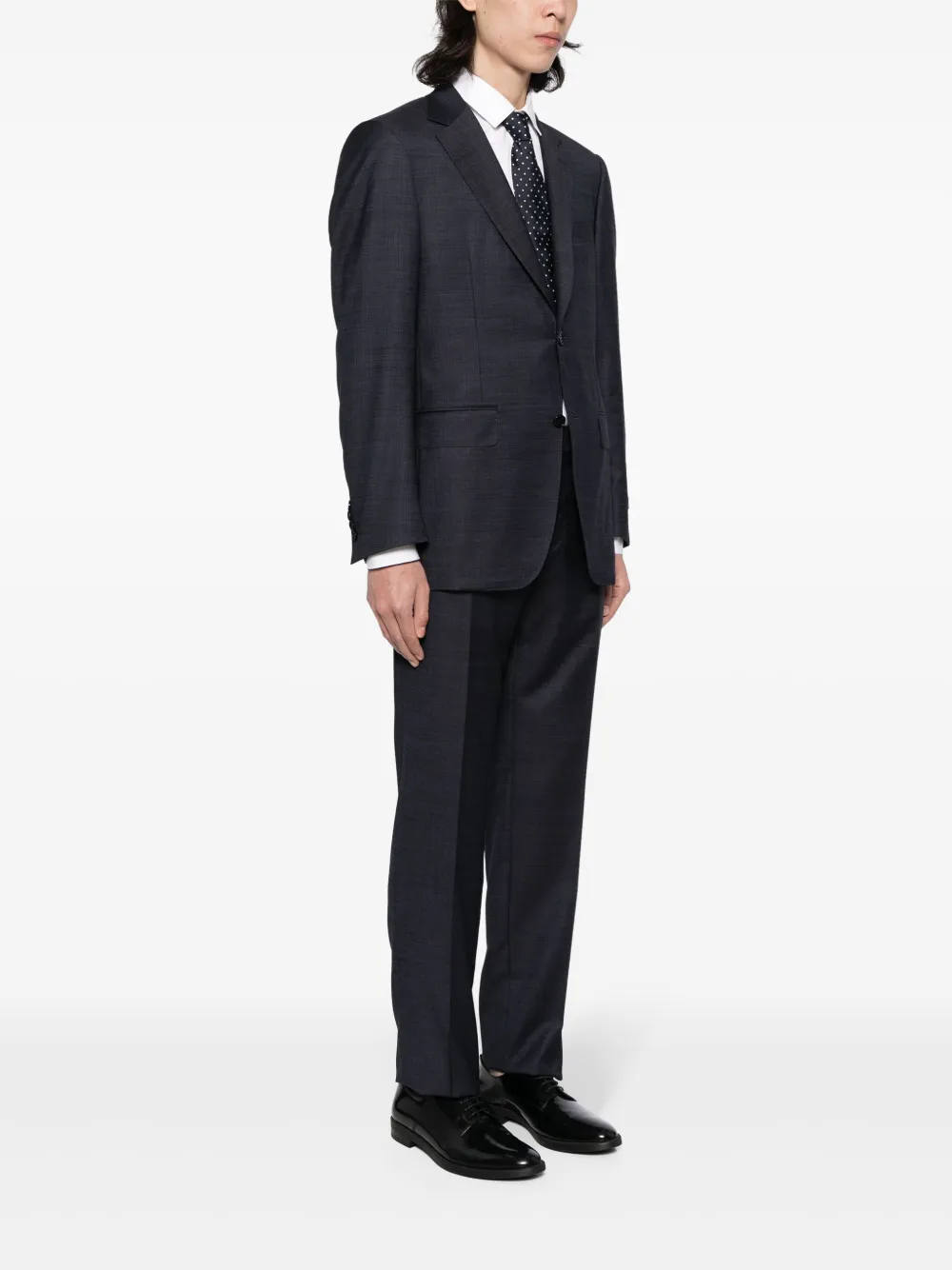 Canali Pak met enkele rij knopen Blauw