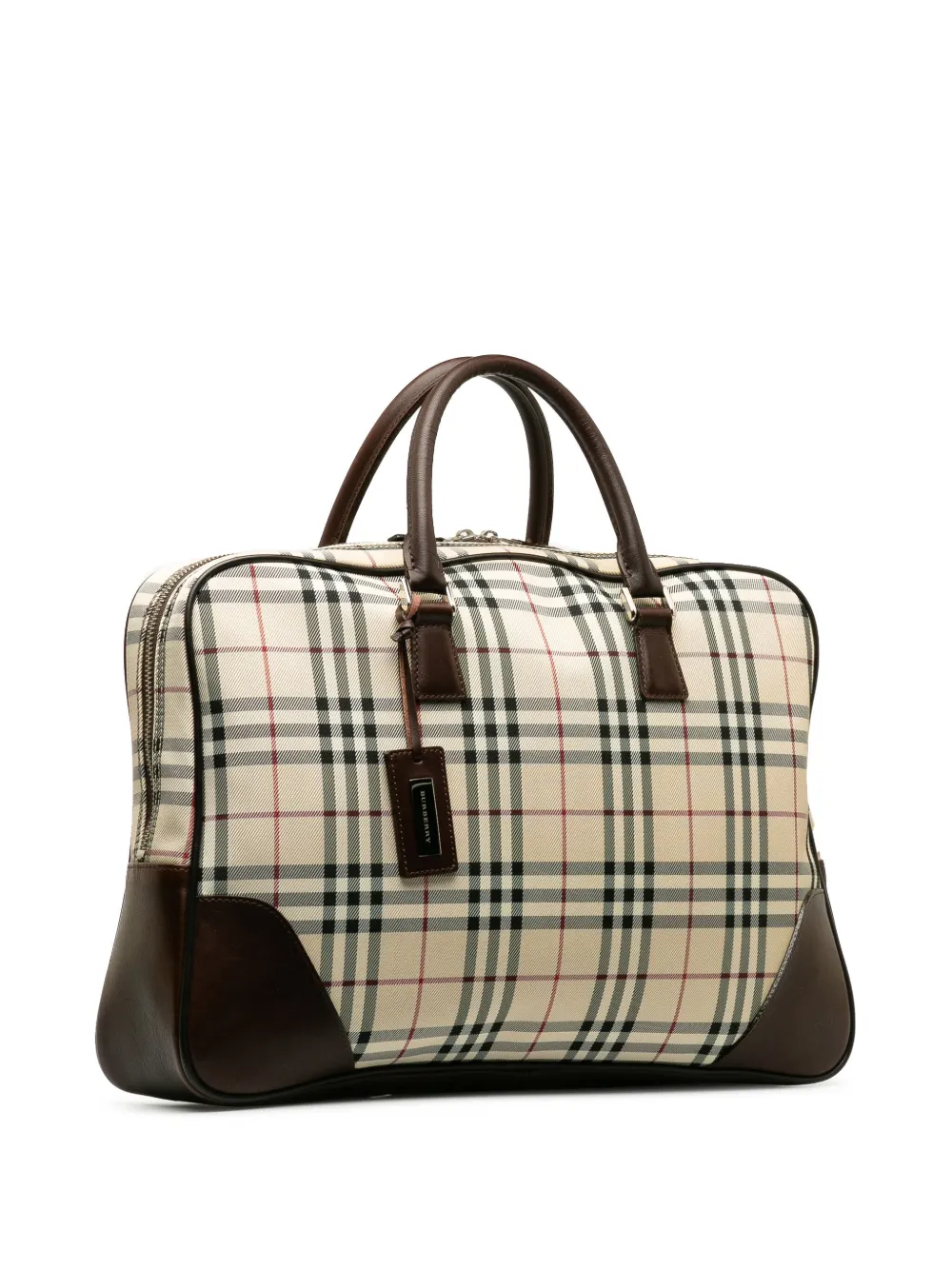 Burberry Pre-Owned 2000-2017 House Check business bag - Beige