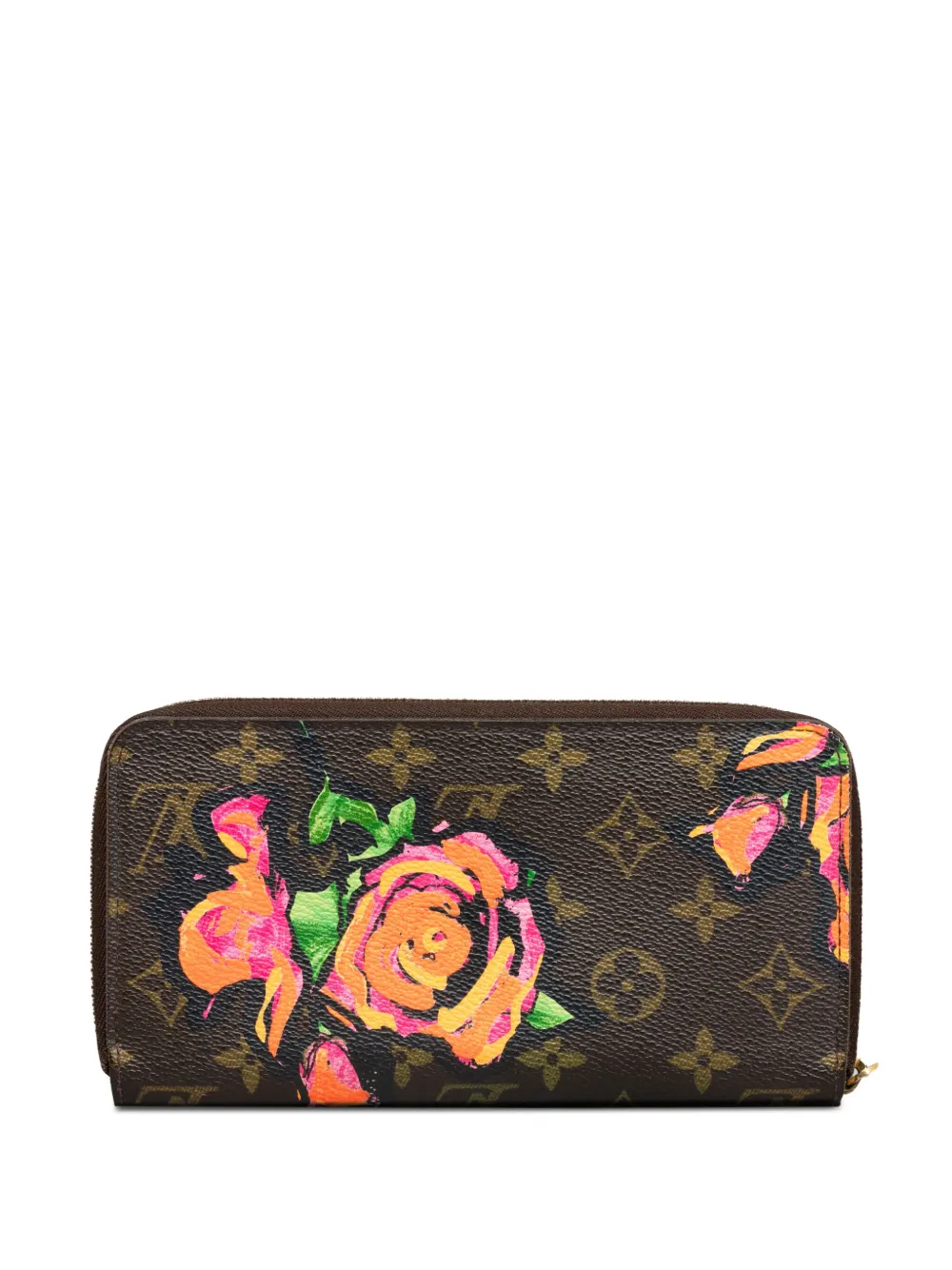 Louis Vuitton Pre-Owned x Takashi Murakami 2009 Roses Zippy portemonnee met monogram - Bruin