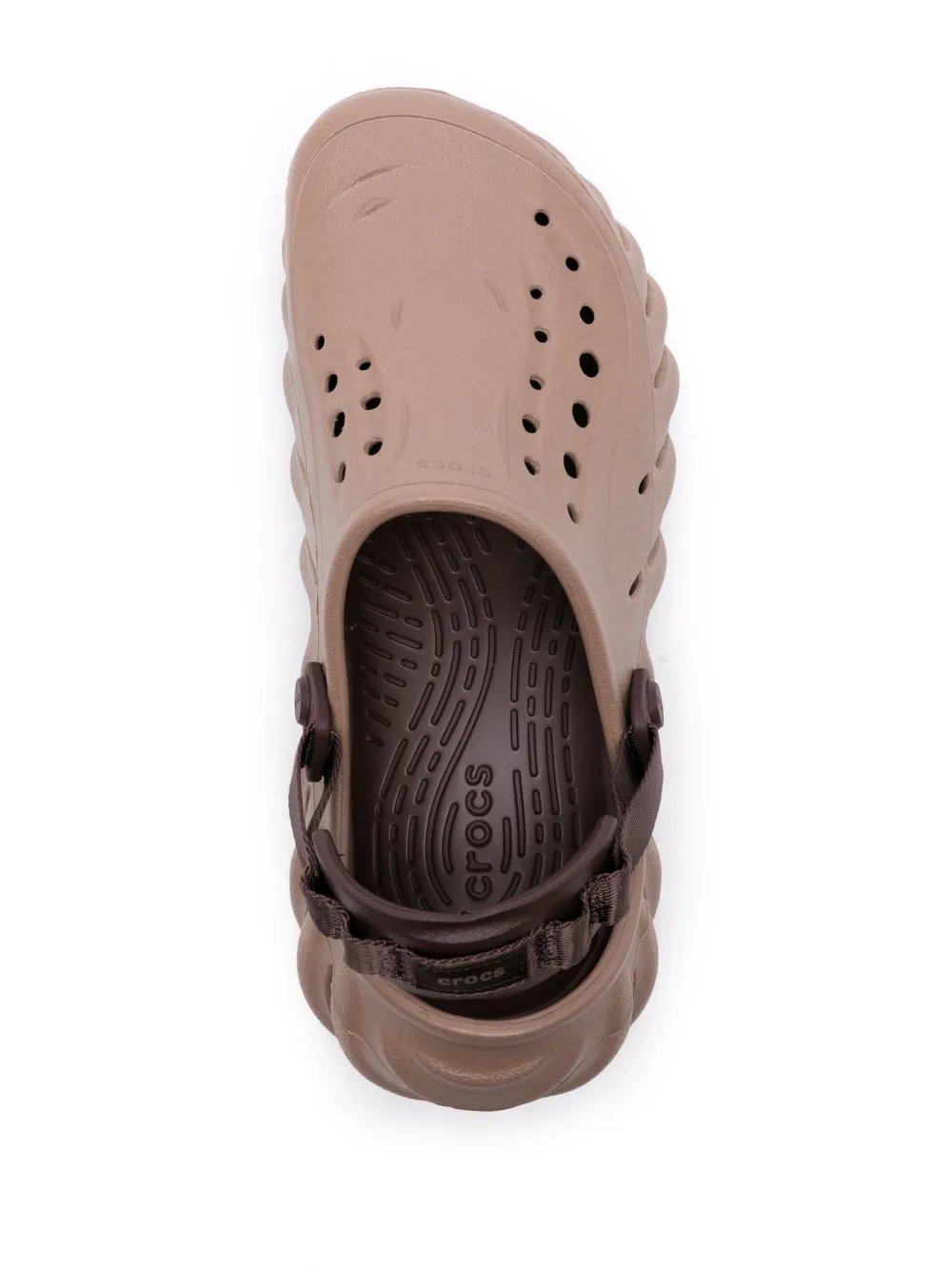 Crocs Echo chunky klompen Beige