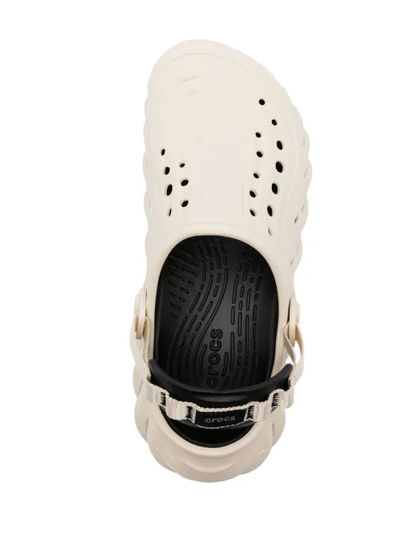チャコです Crocs Echo Chunky Clogs | Neutrals | FARFETCH ZA