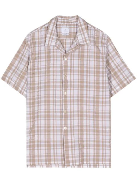 PS Paul Smith checkered cotton shirt
