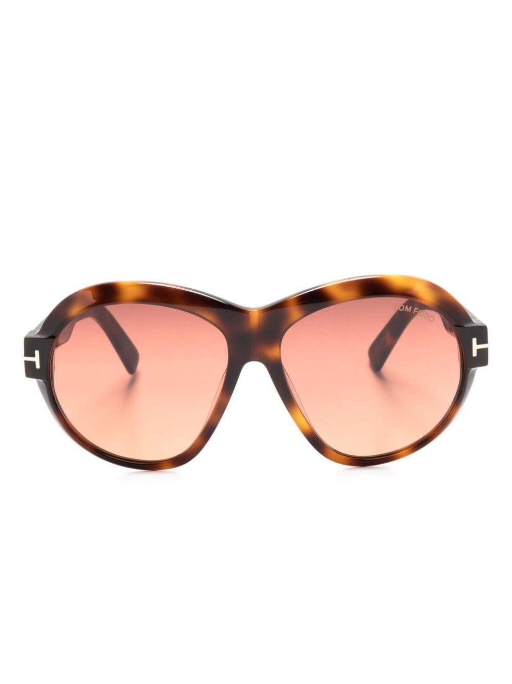 Tom Ford Inger Oversize-frame Sunglasses In Burgundy