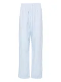 CDLP elasticated-waist lyocell trousers - Blue