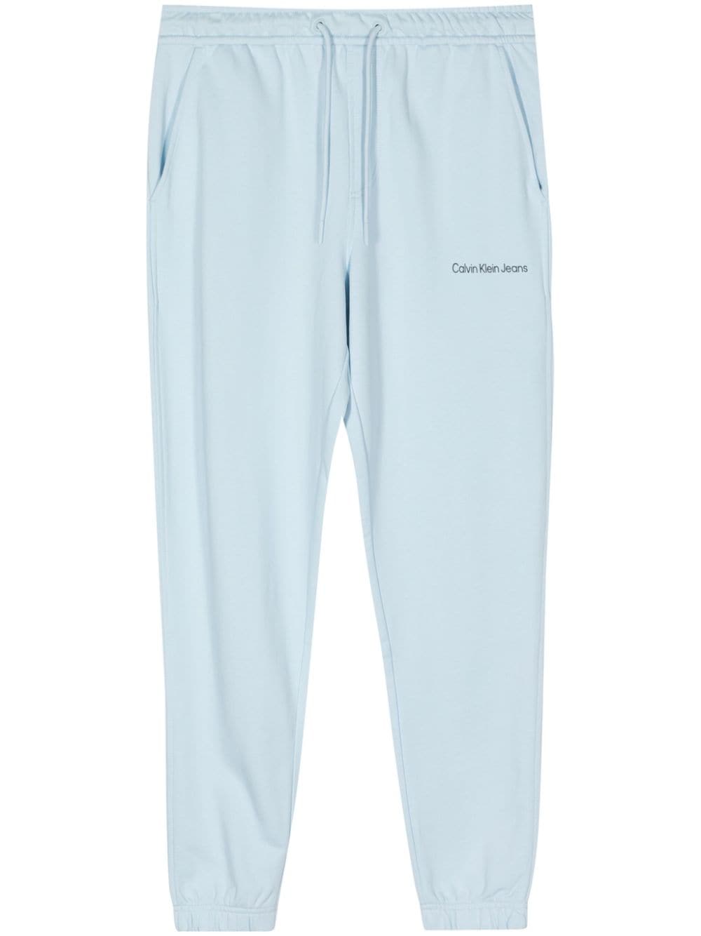 Calvin Klein logo-print track pants - Blu