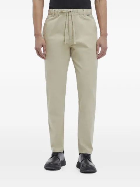 Calvin Klein tapered drawstring trousers