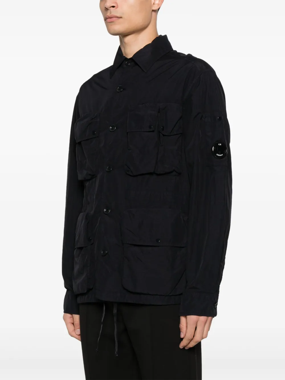 C.P. Company Overhemd met lens-detail Zwart