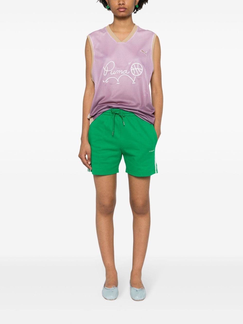 P.A.R.O.S.H. Jersey shorts Groen