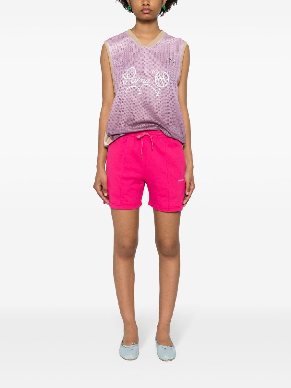 P.A.R.O.S.H. Jersey shorts Roze