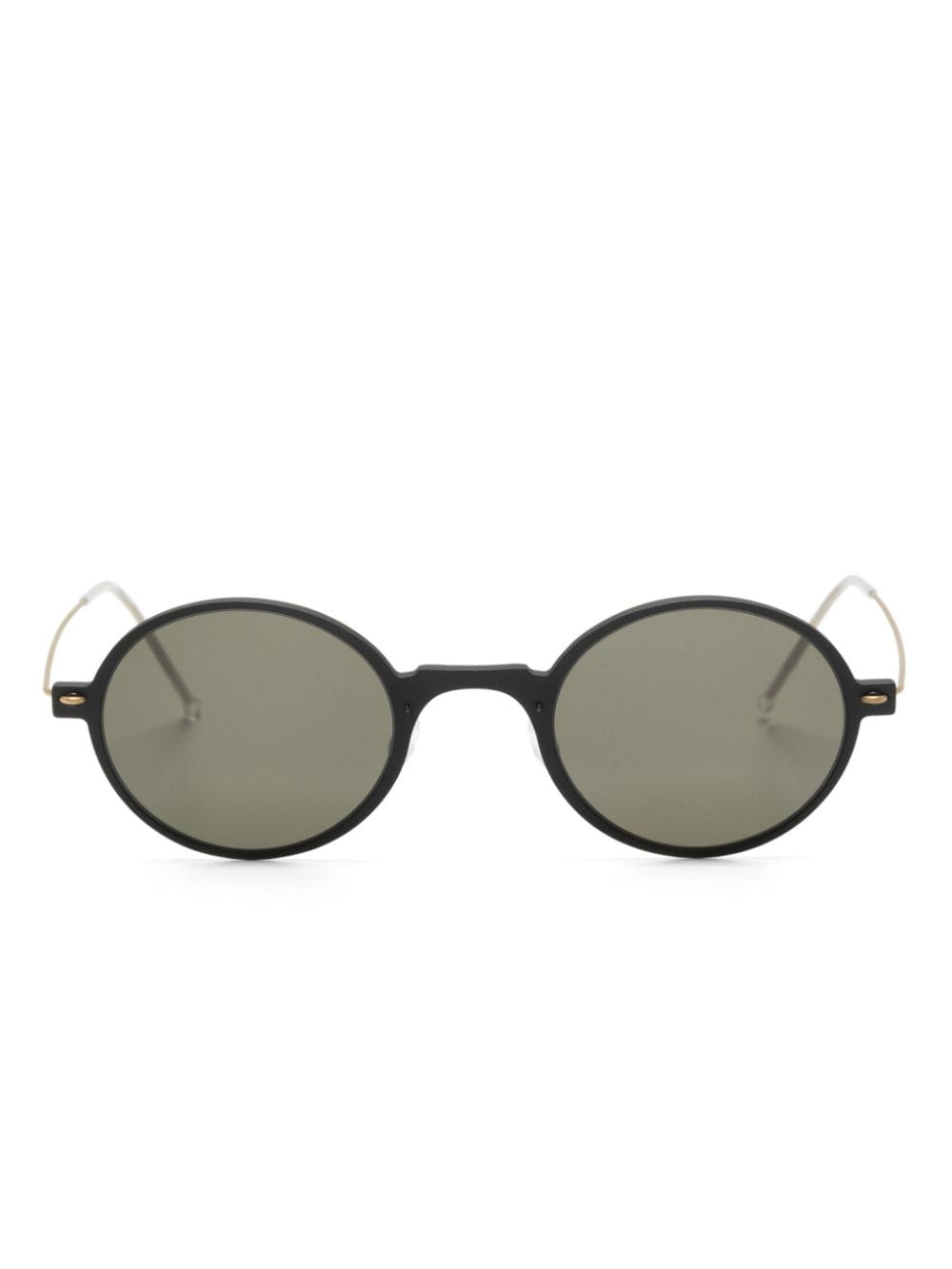Lindberg 8339 Round-frame Sunglasses In Green