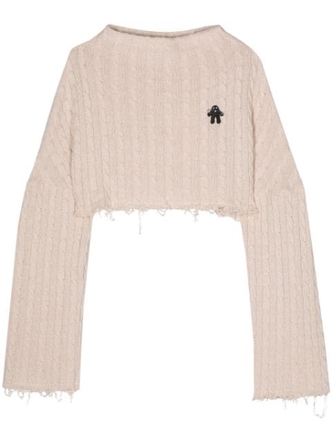 AVAVAV cable-knit cropped jumper