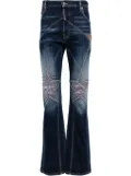 DSQUARED2 Super Star rhinestone-embellished jeans - Blue