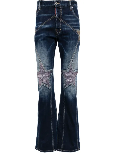 DSQUARED2 jean Super Star à strass