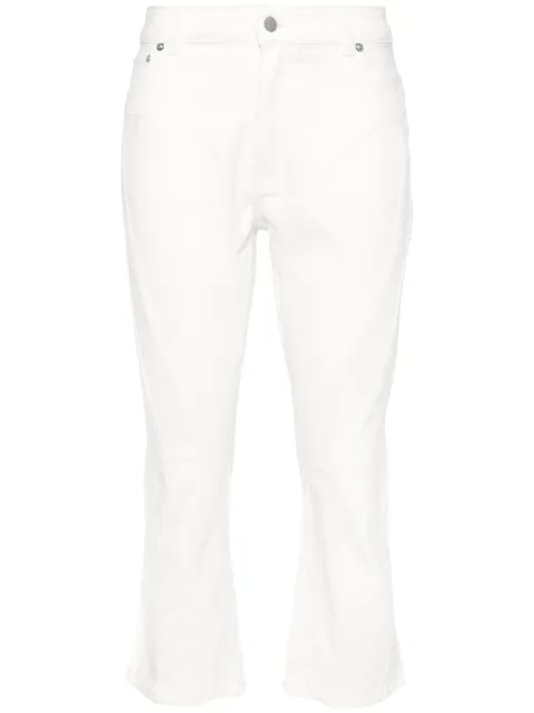 Mugler high-rise cropped jeans