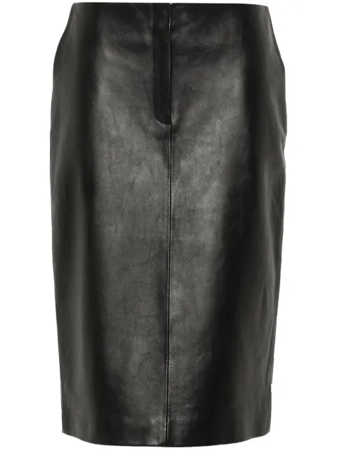 Magda Butrym leather pencil skirt 