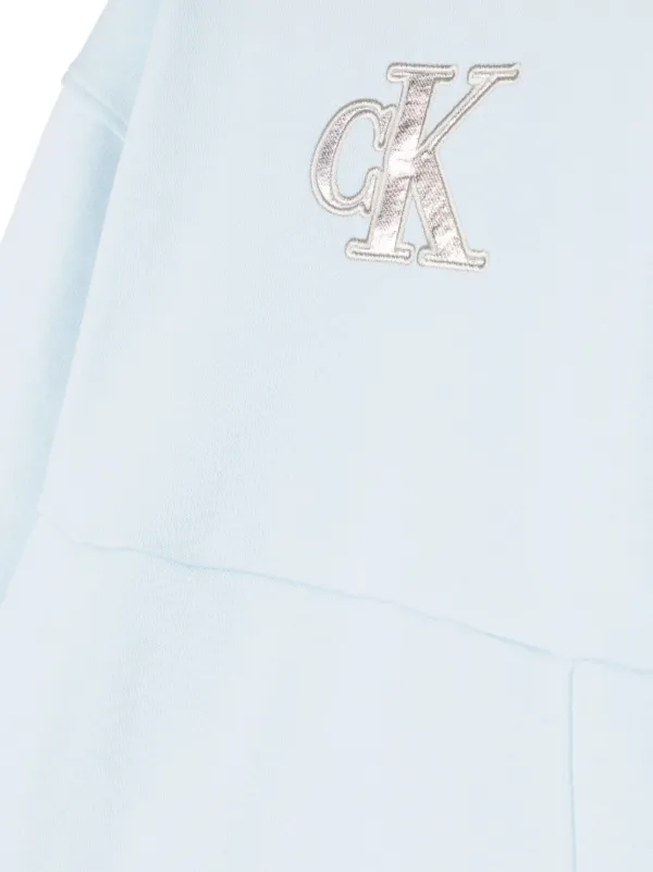Calvin Klein-Girls Blue Logo Dress Calvin Klein-Girls Blue Logo Dress