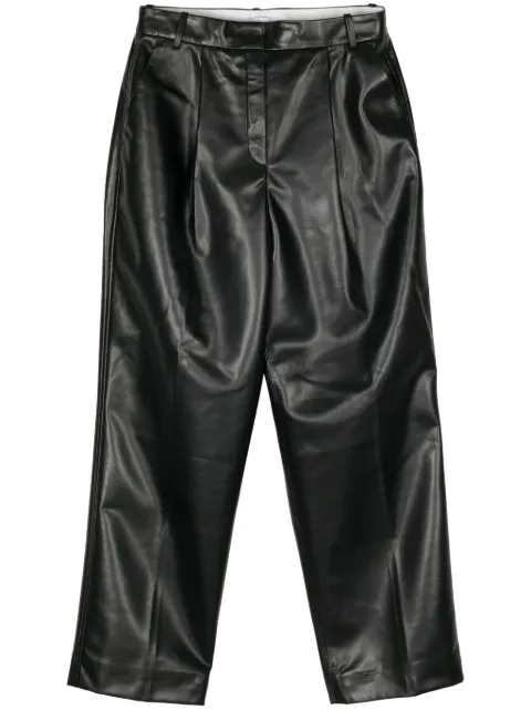 Calvin Klein pleated straight-leg trousers