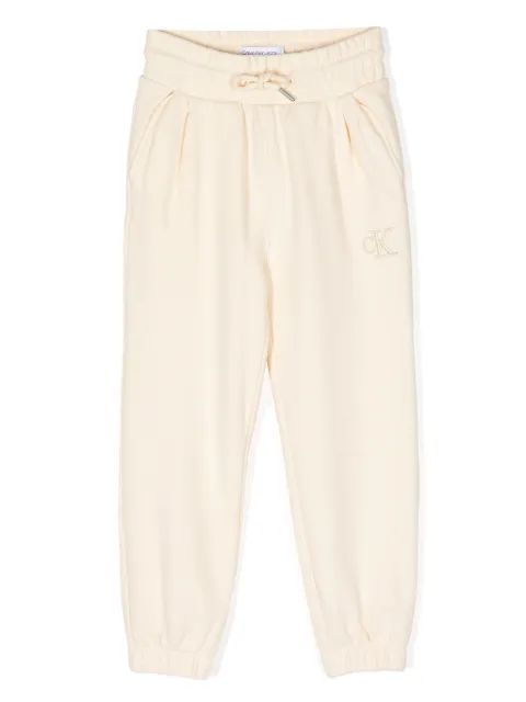 Calvin Klein Kids pants con logo bordado