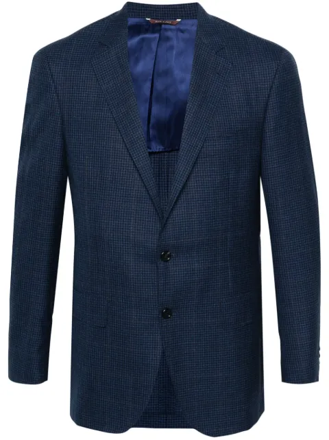 Canali checked wool blazer
