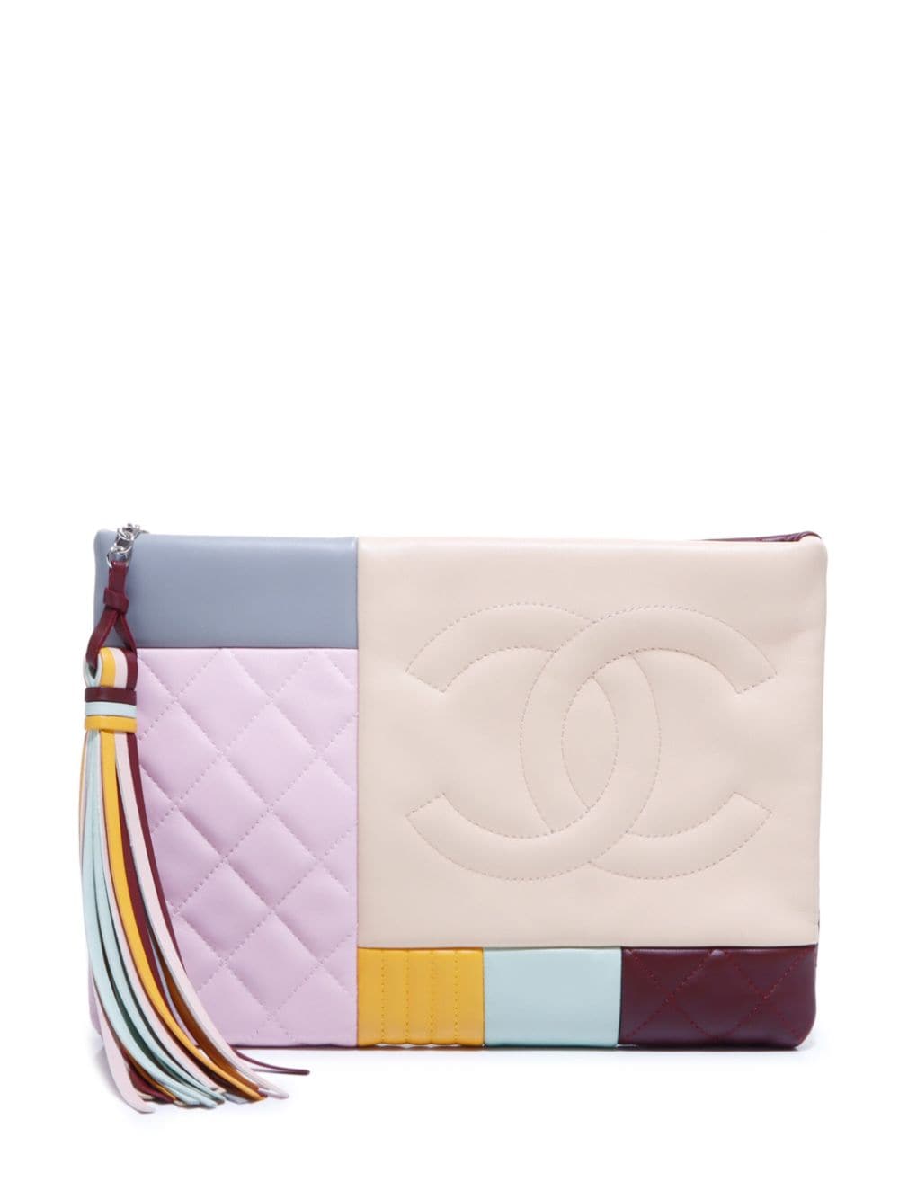 2016 O-Case patchwork clutch bag