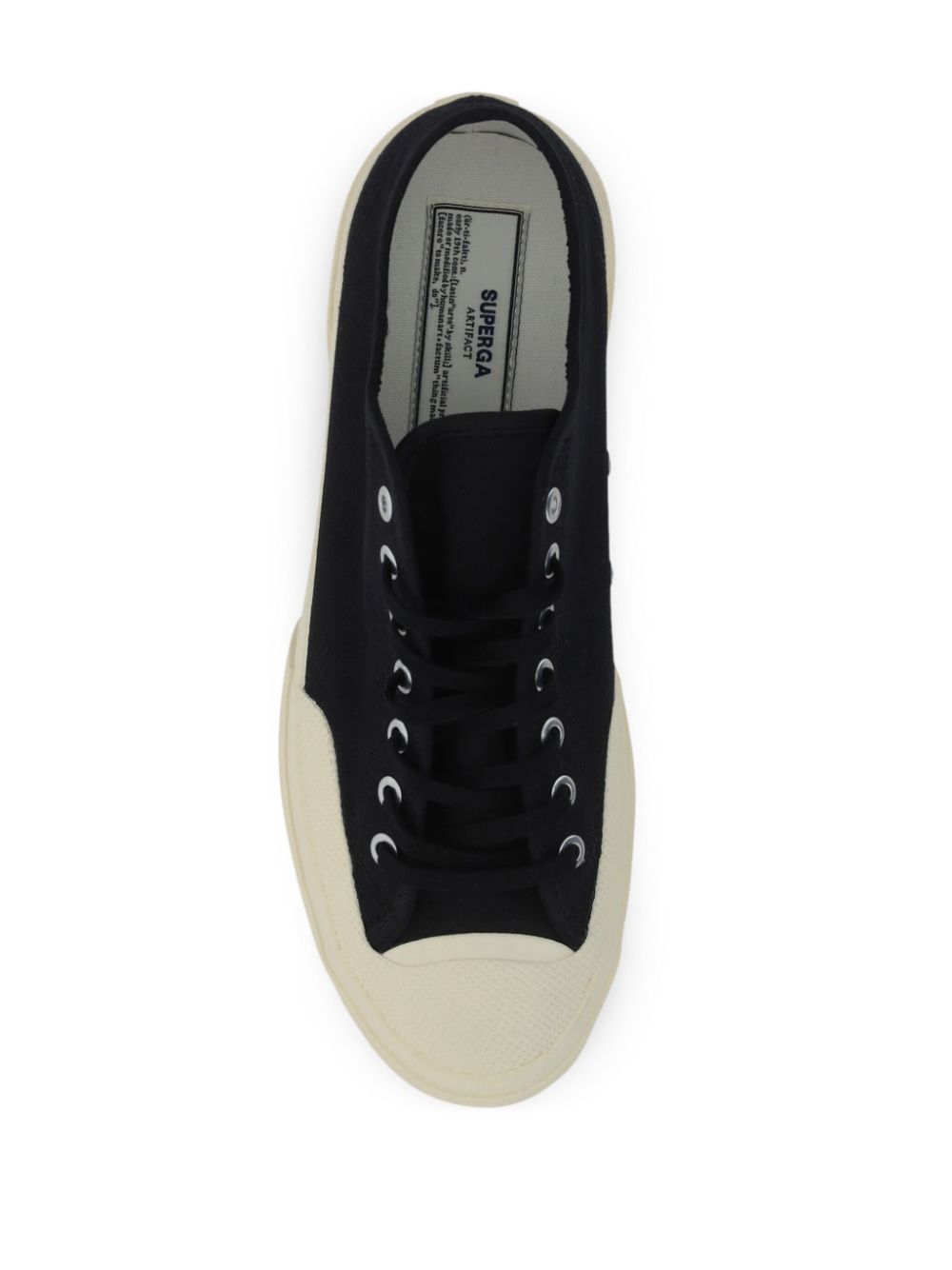 Superga Brokentwill sneakers Zwart