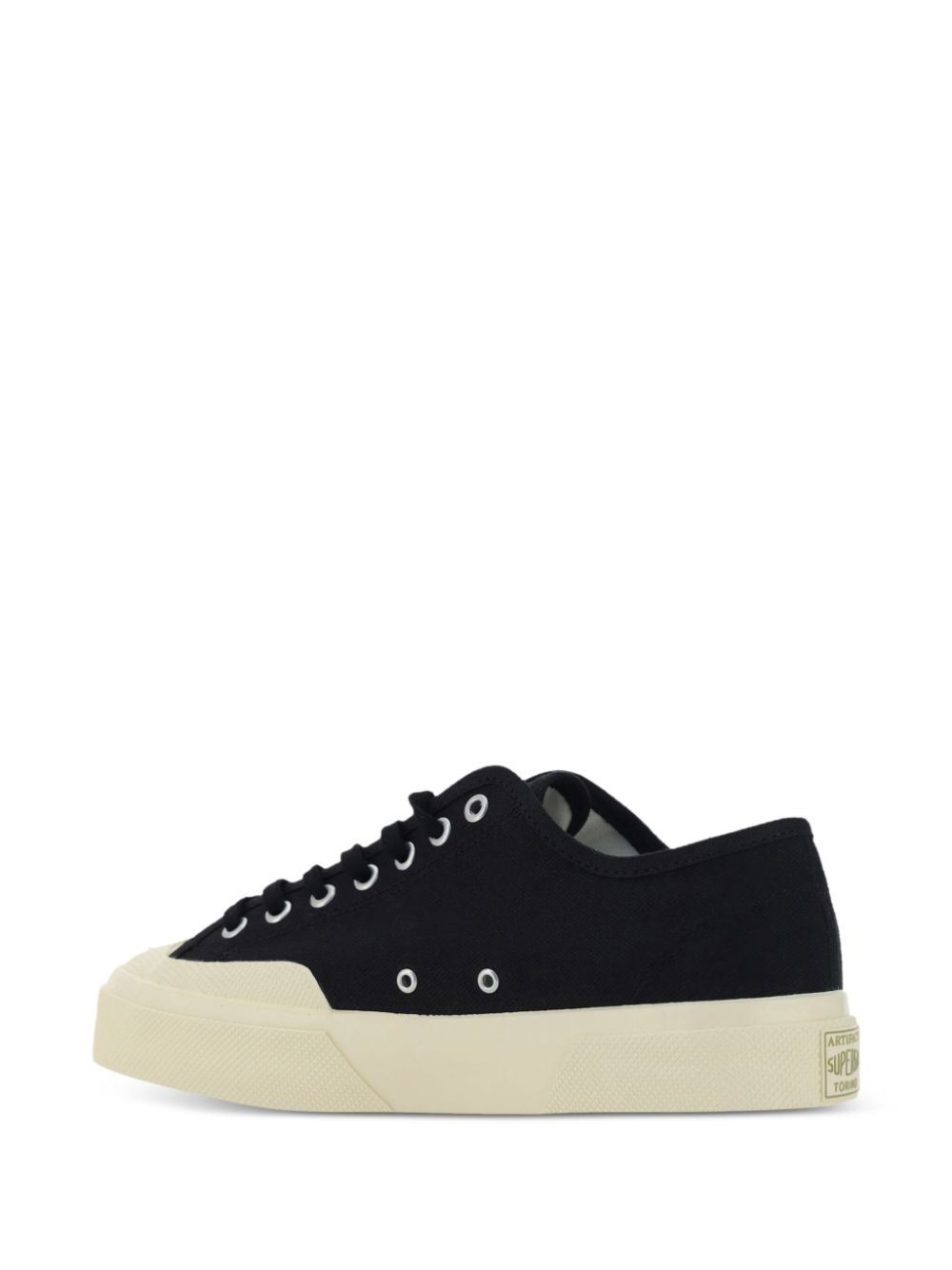 Superga Brokentwill sneakers Zwart