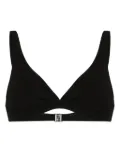 ISABEL MARANT Petra plunging bikini top - Black