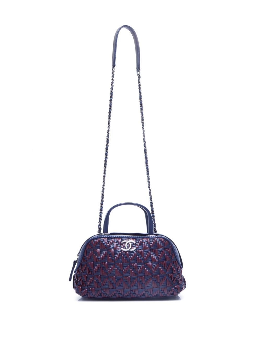 CHANEL 2015 CC interwoven two-way handbag Women