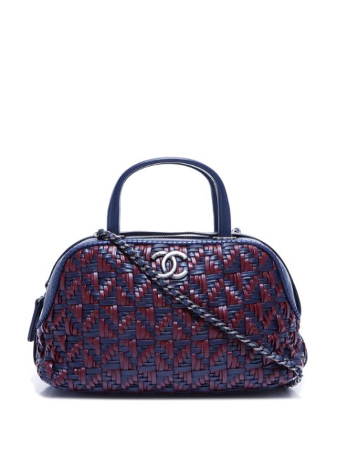 CHANEL 2015 CC interwoven two-way handbag Women