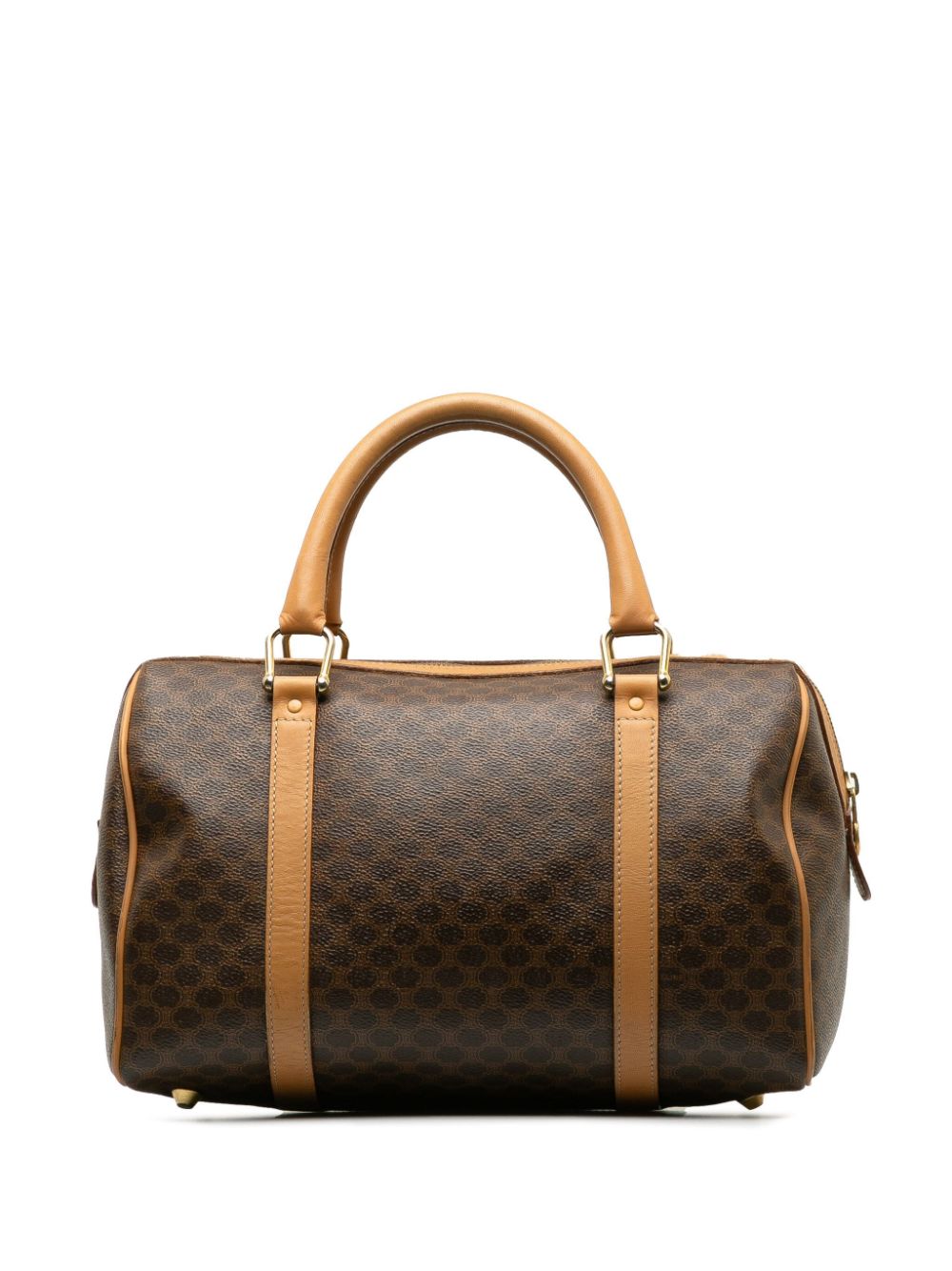 Céline Pre-Owned 2013 Macadam Boston tas met logo-applicatie - Bruin