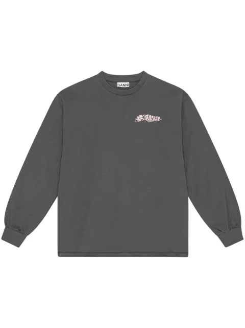 GANNI Loveclub graphic-print sweatshirt